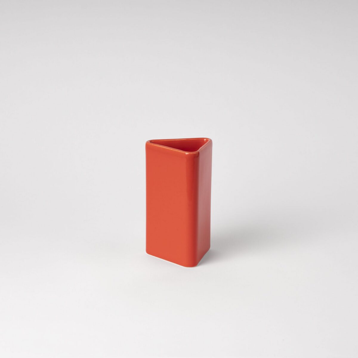 Cherry Tomato Geometric Mini Vase